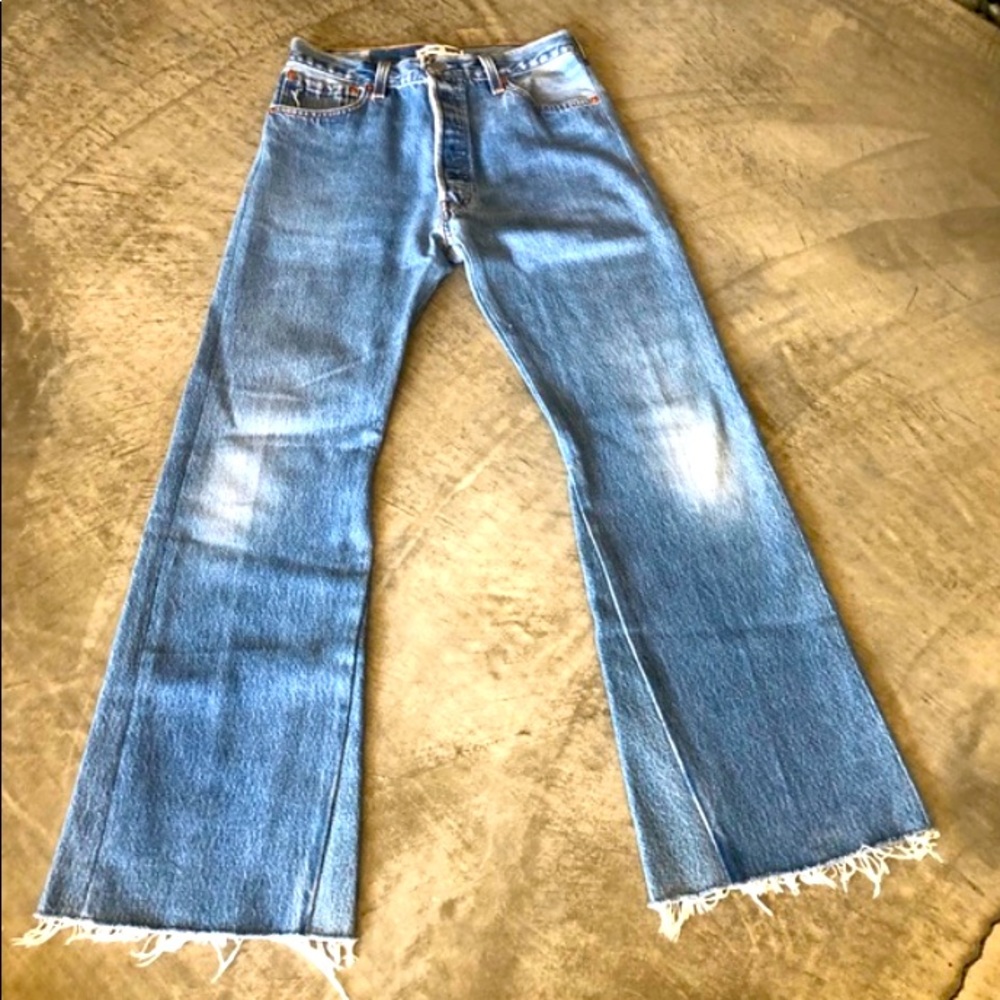 RE/done Levi’s Leandra wide crop flare
